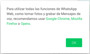 web whatsapp en safari